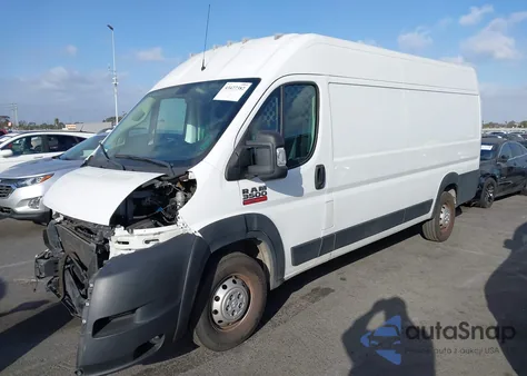 2021 Ram Promaster 3500 Cargo Van High Roof 159 Wb Ext from USA, damaged, VIN 3C6MRVJG2ME559098